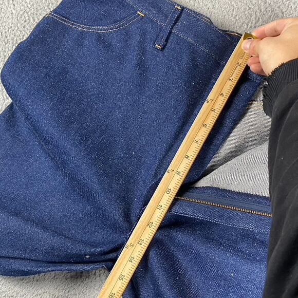 VTG Rustler 87621 Straight Leg Jeans Men's 44x30 Blue Workwear Rugged New - Picture 5 of 11